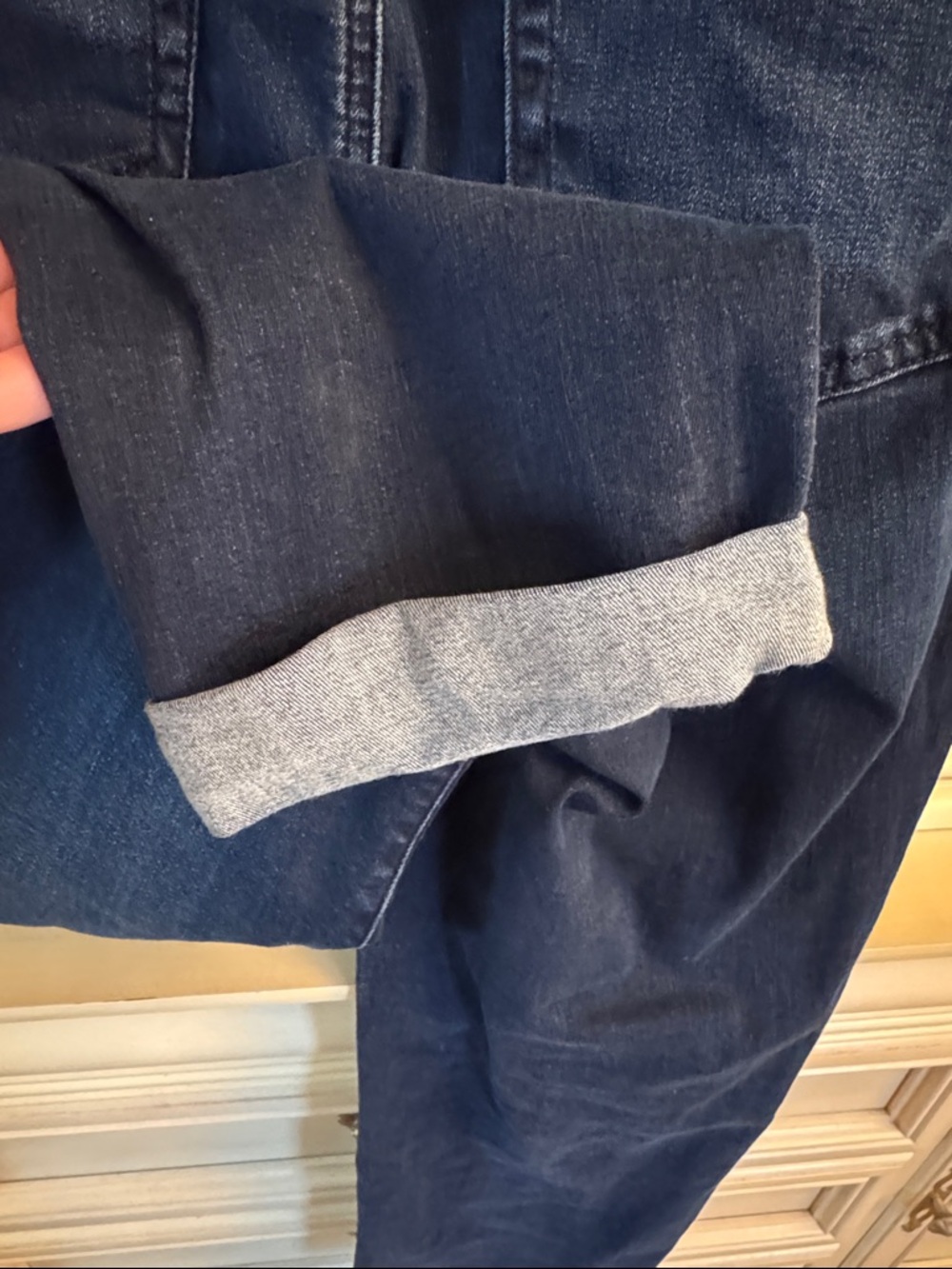 Torrid Weekender Dark Blue Pull-On Jeans with Drawstring - Picture 5 of 5